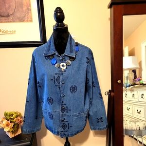 Jean Jacket with beading from Casual Corner